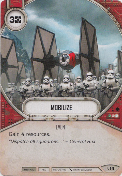 Mobilize (2PG) Starter Star Wars Destiny Fantasy Flight Games