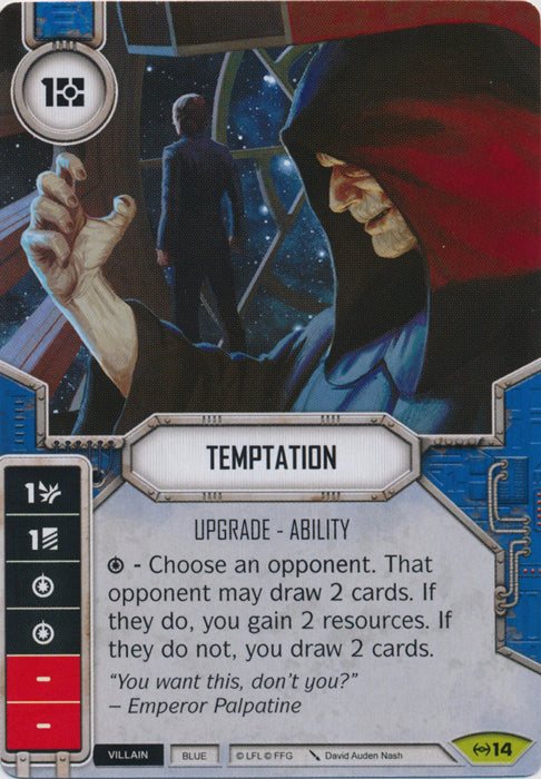 Temptation (EAW) Rare Star Wars Destiny Fantasy Flight Games