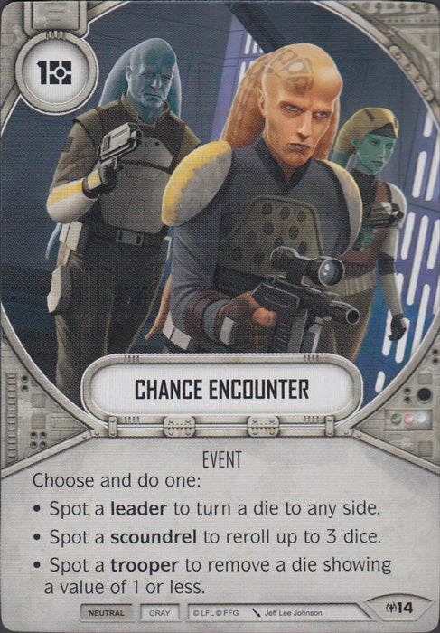 Chance Encounter (AON) Starter Star Wars Destiny Fantasy Flight Games