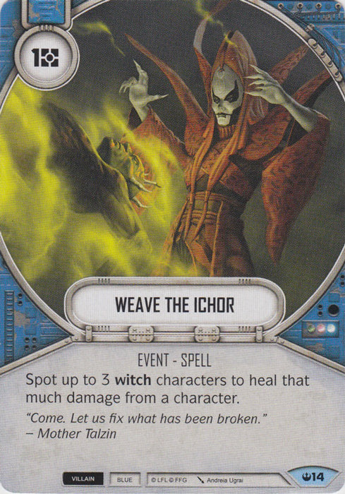 Weave The Ichor (SOH) Common Star Wars Destiny Fantasy Flight Games