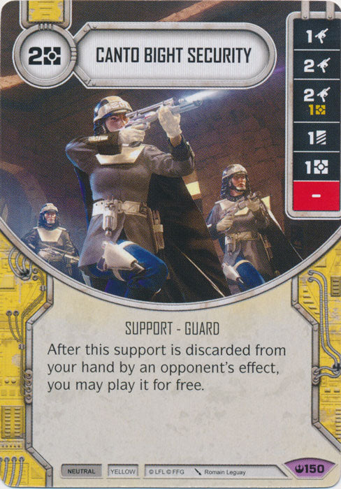 Canto Bight Security (SOH) Legendary Star Wars Destiny Fantasy Flight Games