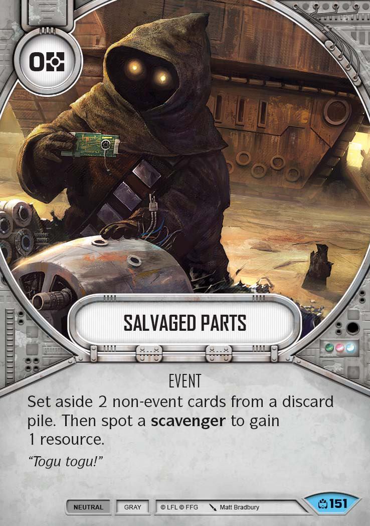 Salvaged Parts (CM) Common Star Wars Destiny Fantasy Flight Games