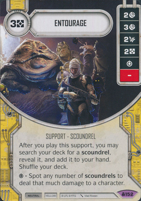 Entourage (CONV) Legendary Star Wars Destiny Fantasy Flight Games