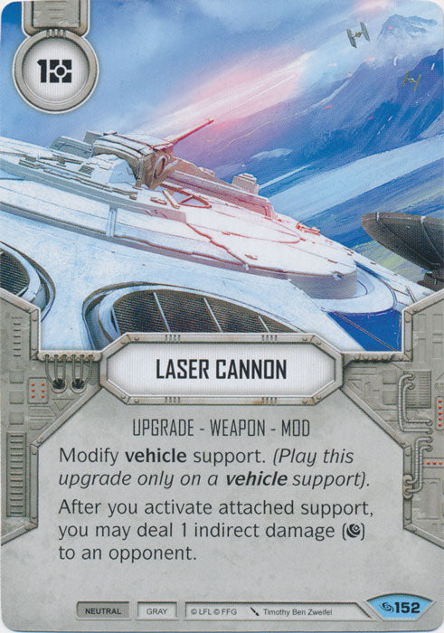 Laser Cannon (ATG) Common Star Wars Destiny Fantasy Flight Games