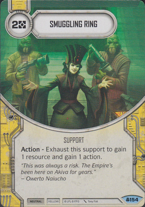 Smuggling Ring (CONV) Common Star Wars Destiny Fantasy Flight Games