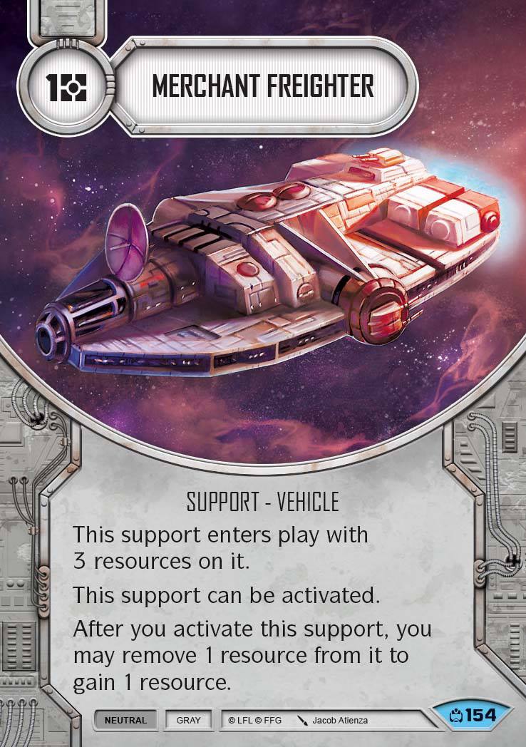 Merchant Freighter (CM) Common Star Wars Destiny Fantasy Flight Games