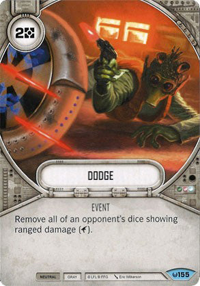 Dodge (AWK) Common Star Wars Destiny Fantasy Flight Games