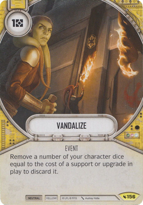 Vandalize (LEG) Uncommon Star Wars Destiny Fantasy Flight Games