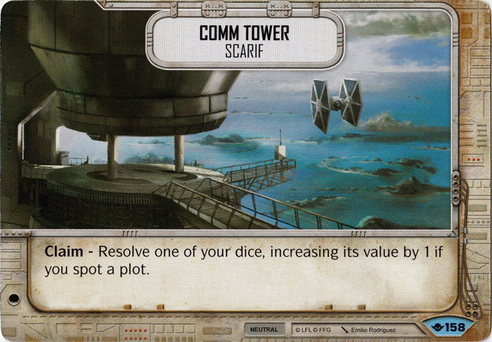 Comm Tower - Scarif (WOTF) Common Star Wars Destiny Fantasy Flight Games