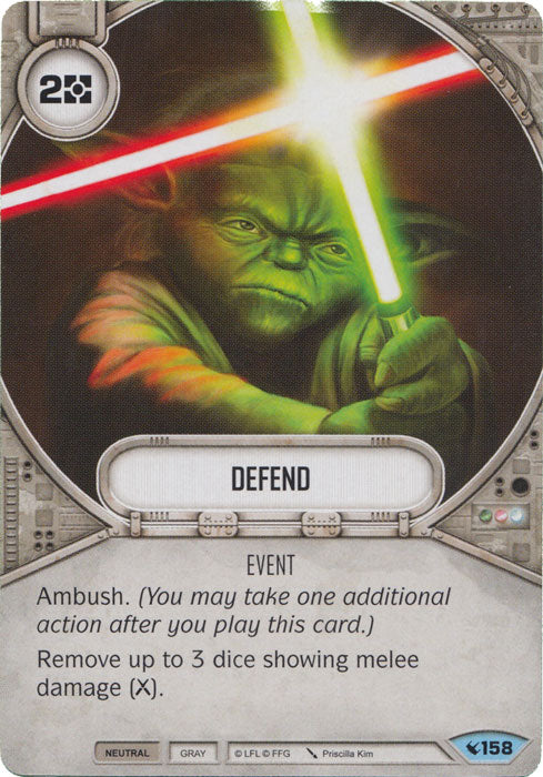 Defend (LEG) Common Star Wars Destiny Fantasy Flight Games