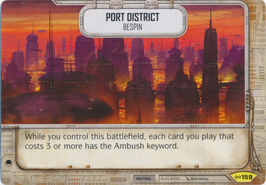 Port District - Bespin (EAW) Uncommon Star Wars Destiny Fantasy Flight Games