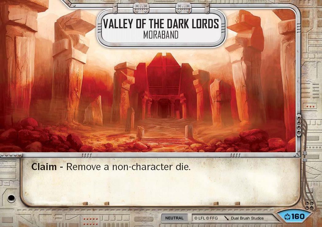 Valley Of The Dark Lords (CM) Common Star Wars Destiny Fantasy Flight Games