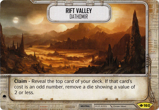 Rift Valley - Dathomir (WotF) Uncommon Star Wars Destiny Fantasy Flight Games