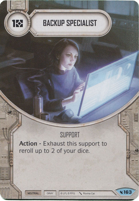 Backup Specialist (LEG) Common Star Wars Destiny Fantasy Flight Games