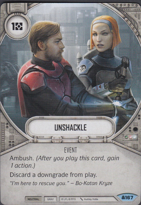 Unshackle (CONV) Common Star Wars Destiny Fantasy Flight Games