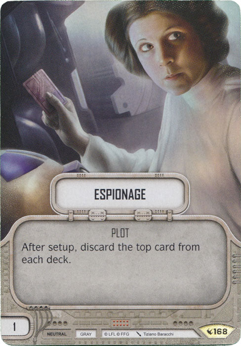 Espionage (LEG) Uncommon Star Wars Destiny Fantasy Flight Games