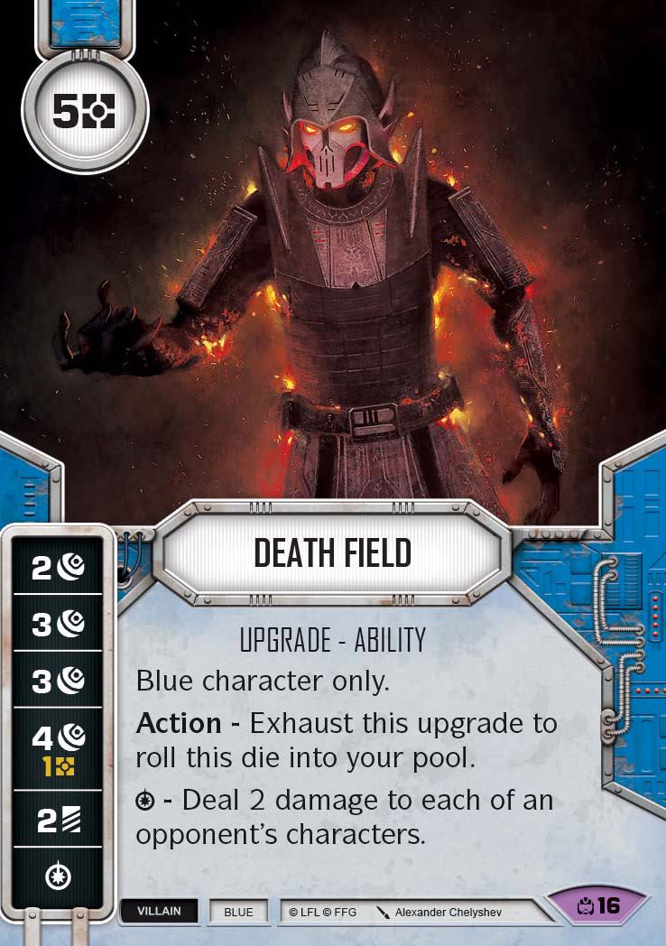 Death Field (CM) Legendary Star Wars Destiny Fantasy Flight Games