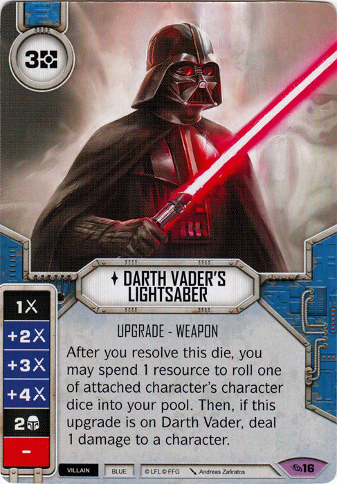 Darth Vader's Lightsaber (ATG) Legendary Star Wars Destiny Fantasy Flight Games