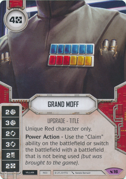 Grand Moff (LEG) Legendary Star Wars Destiny Fantasy Flight Games