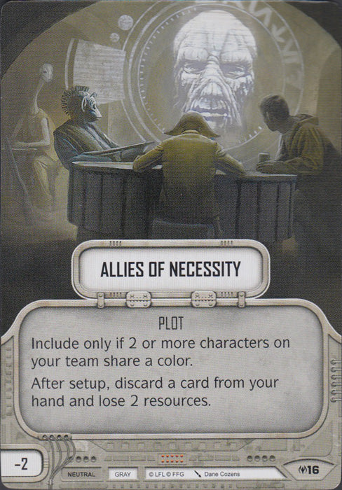 Allies of Necessity (AON) Starter Star Wars Destiny Fantasy Flight Games