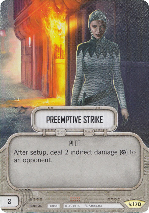 Preemptive Strike (LEG) Uncommon Star Wars Destiny Fantasy Flight Games