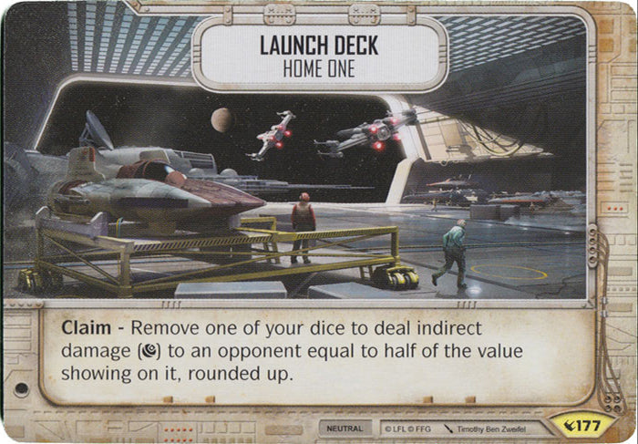 Launch Deck - Home One (LEG) Uncommon Star Wars Destiny Fantasy Flight Games