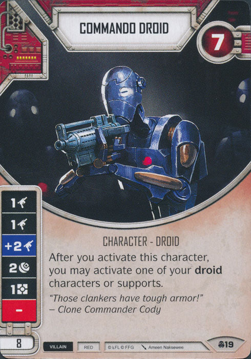 Commando Droid (CONV) Starter Star Wars Destiny Fantasy Flight Games