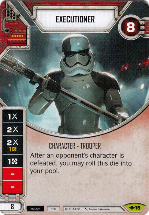 Executioner (WotF) Rare Star Wars Destiny Fantasy Flight Games