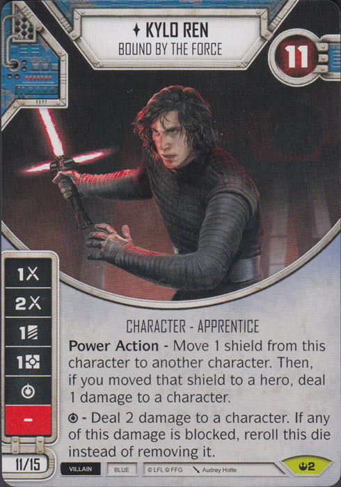 Kylo Ren - Bound By The Force (SOH) Rare Star Wars Destiny Fantasy Flight Games