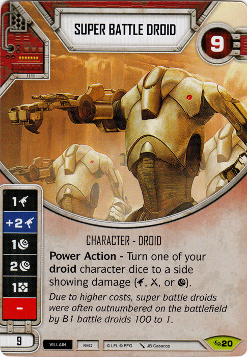 Super Battle Droid (ATG) Rare Star Wars Destiny Fantasy Flight Games