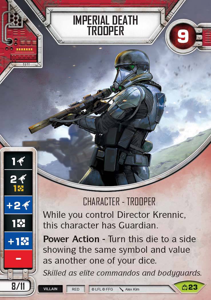 Imperial Death Trooper (CM) Rare Star Wars Destiny Fantasy Flight Games