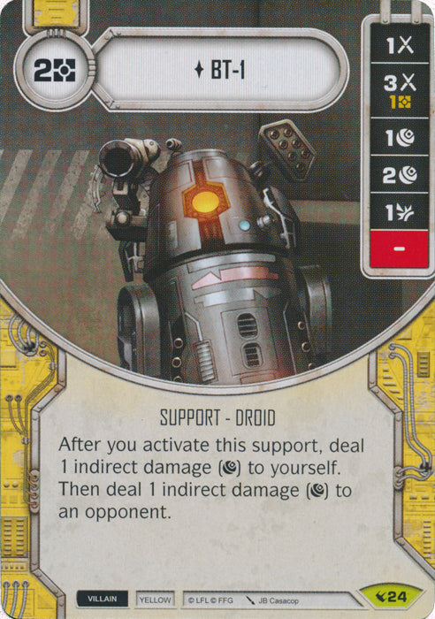 BT-1 (LEG) Rare Star Wars Destiny Fantasy Flight Games