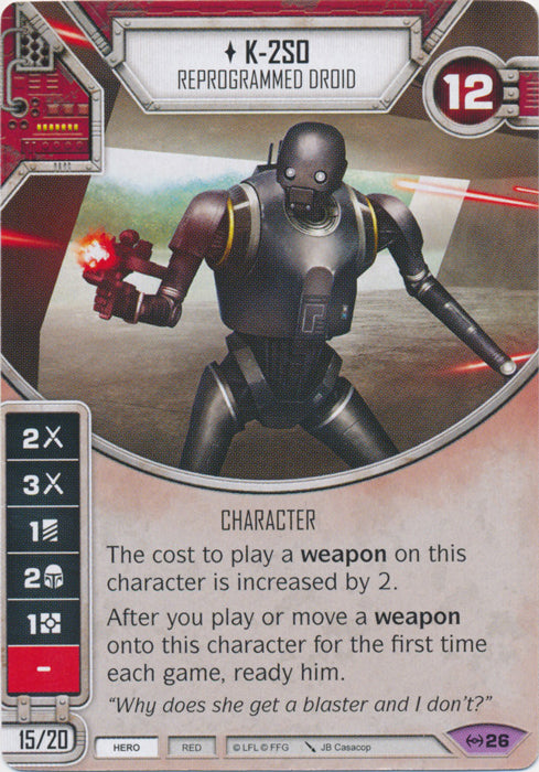 K-2SO - Reprogrammed Droid (EAW) Legendary Star Wars Destiny Fantasy Flight Games