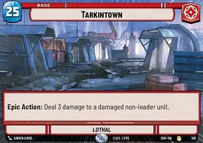 Tarkintown - Lothal (SOR) Rare Star Wars Unlimited Fantasy Flight Games Hyperspace Non-Foil