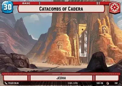 Catacombs of Cadera - Jedha (SOR) Common Star Wars Unlimited Fantasy Flight Games Hyperspace Non-Foil