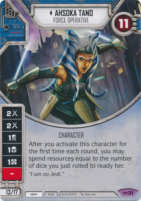 Ahsoka Tano - Force Operative (EAW) Legendary Star Wars Destiny Fantasy Flight Games