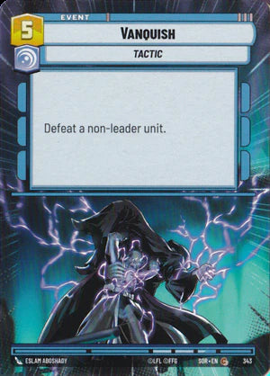 Vanquish (SOR) Common Star Wars Unlimited Fantasy Flight Games Hyperspace Non-Foil