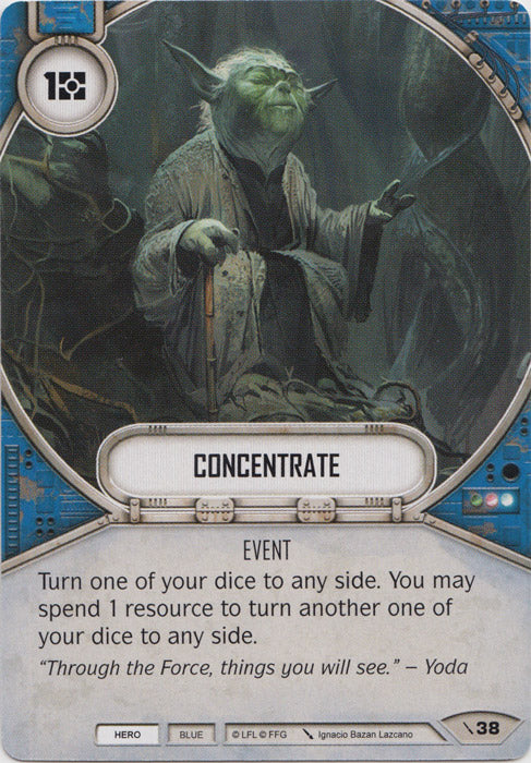 Concentrate (2PG) Starter Star Wars Destiny Fantasy Flight Games