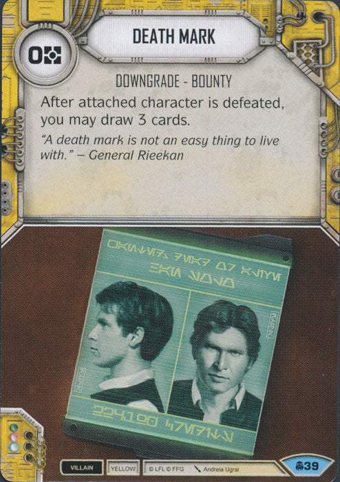 Death Mark (CONV) Common Star Wars Destiny Fantasy Flight Games