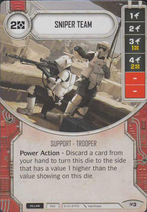 Sniper Team (AON) Starter Star Wars Destiny Fantasy Flight Games
