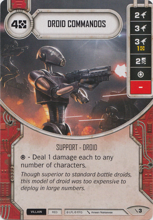 Droid Commandos (2PG) Starter Star Wars Destiny Fantasy Flight Games