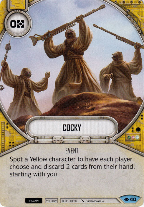 Cocky (WOTF) Common Star Wars Destiny Fantasy Flight Games