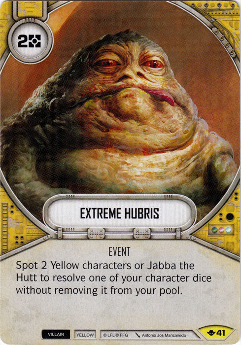 Extreme Hubris (WotF) Uncommon Star Wars Destiny Fantasy Flight Games