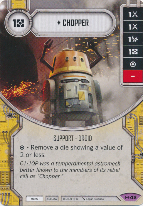 Chopper (EAW) Legendary Star Wars Destiny Fantasy Flight Games