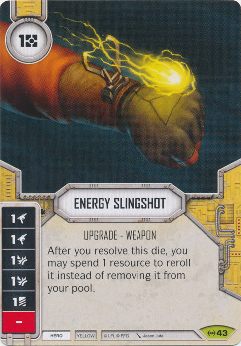 Energy Slingshot (EAW) Rare Star Wars Destiny Fantasy Flight Games
