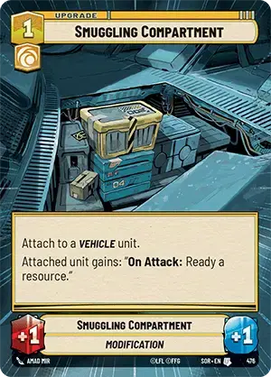 Smuggling Compartment (SOR) Uncommon Star Wars Unlimited Fantasy Flight Games Hyperspace Non-Foil
