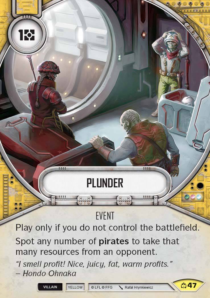 Plunder (CM) Uncommon Star Wars Destiny Fantasy Flight Games