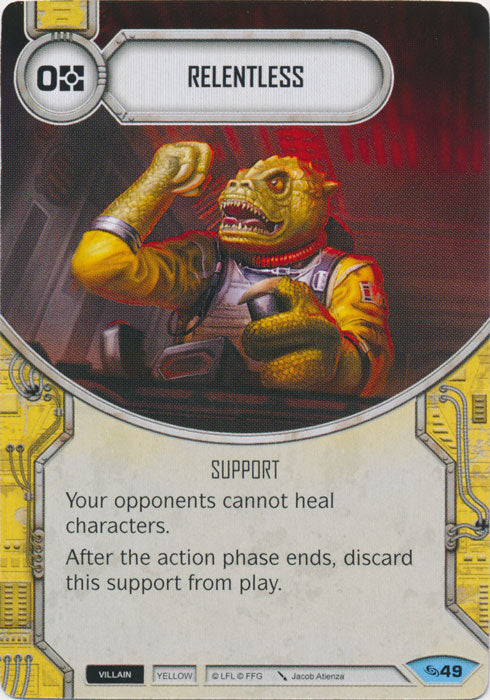 Relentless (ATG) Common Star Wars Destiny Fantasy Flight Games