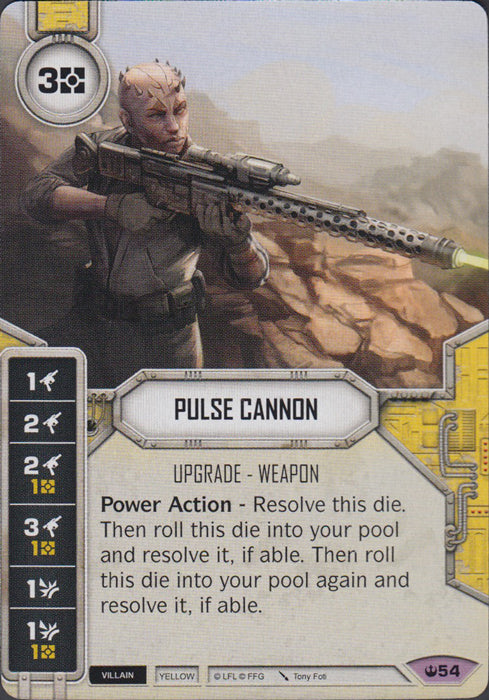 Pulse Cannon (SOH) Legendary Star Wars Destiny Fantasy Flight Games