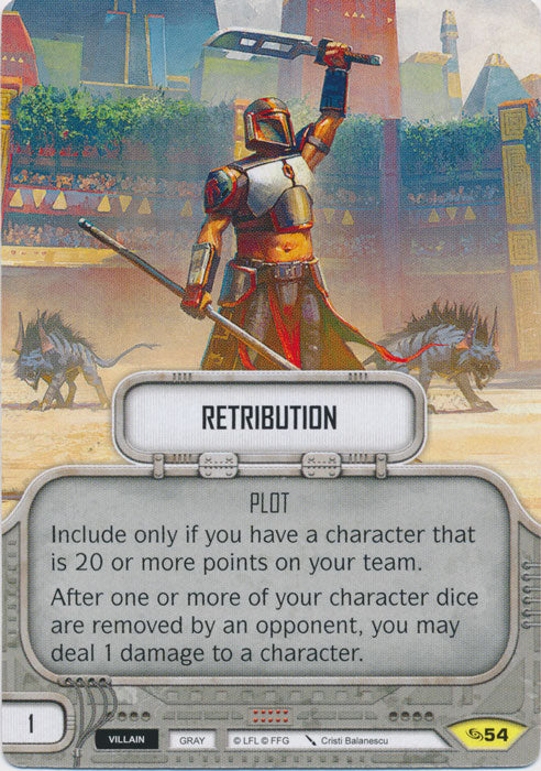 Retribution (ATG) Uncommon Star Wars Destiny Fantasy Flight Games